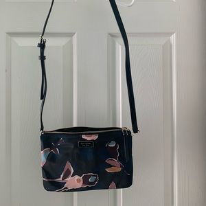 NEW Kate Spade floral nylon crossbody purse